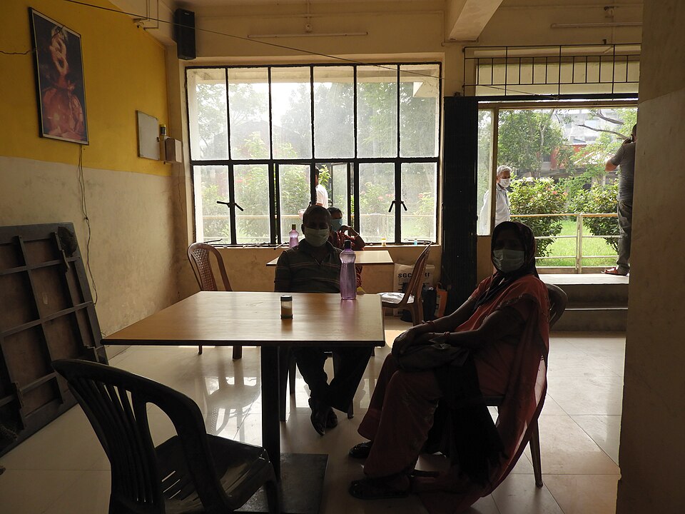 Myth- No treatment facility other than COVID from March 2020 -Fact some Hospital struggled to manage staff availability and treated Cancer-Canteen for patient party of SGCC&amp;RI Thakurpukur-West Bengal-November 2020