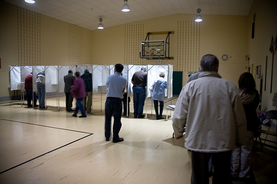 <a href="http://pollingplaces.nytimes.com/" rel="nofollow">Photograph Your Polling Place</a>

The Polling Place Photo Project is a nationwide experiment in citizen journalism that encourages voters to capture, post and share photographs of this year’s primaries, caucuses and general elec