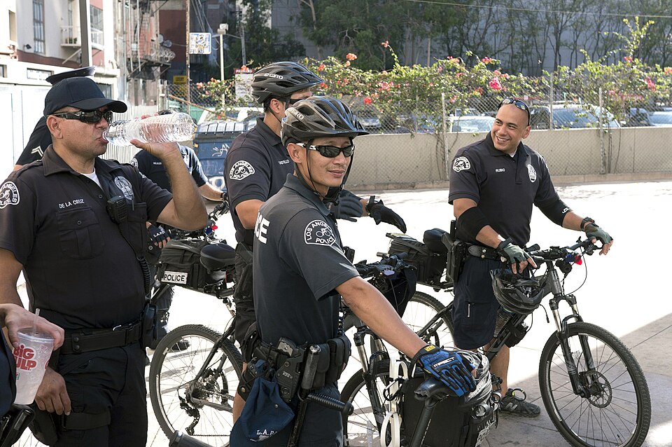 500px provided description: Lapd Bikers [#people ,#bicycle ,#vehicle ,#street photography ,#law enforcement ,#urban life ,#group photo ,#Los Angeles ,#California ,#LA ,#LAPD]