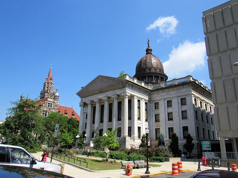 Passaic County Court House and United States Custom House and Post Office Historic District in Paterson, New Jersey.