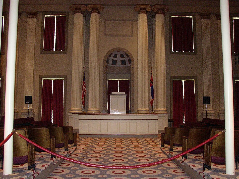 Mississippi "Old" State Capitol Building Senate Chamber