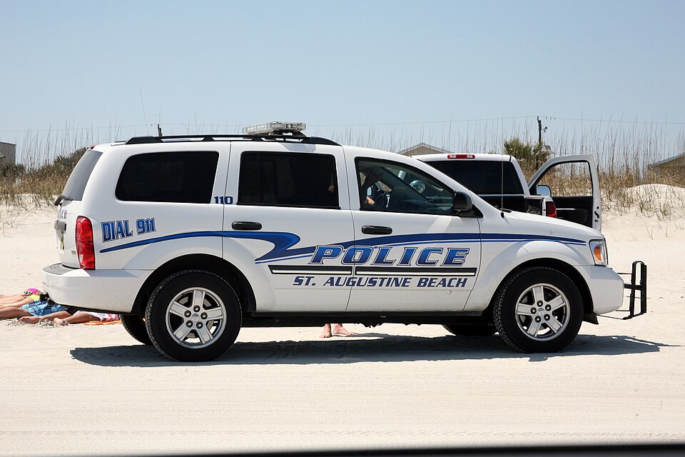 The personnel of the City of St. Augustine Beach
Police Department (SABPD) consist of three primary divisions.
The Line Services Division is the most visible of these divisions. Line services includes uniformed officers performing patrol and traffic enforcement duties. The primary responsibility of 