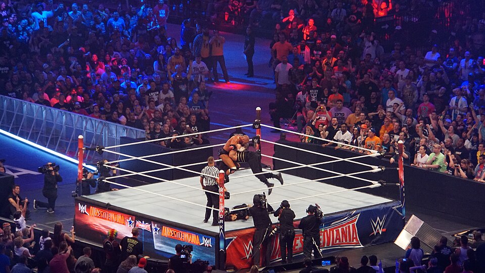 WrestleMania 32 was the thirty-second annual WrestleMania professional wrestling pay-per-view (PPV) event produced by WWE. It took place on April 3, 2016, at AT&amp;T Stadium in Arlington, Texas. Twelve matches were contested on the card (with three matches occurring on the WrestleMania Kickoff pre-