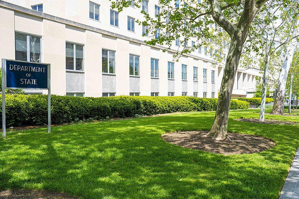 Exterior of the U.S. Department of State Harry S. Truman Building, Washington, D.C., May 2024. (Official State Department photo by Linda D. Epstein)