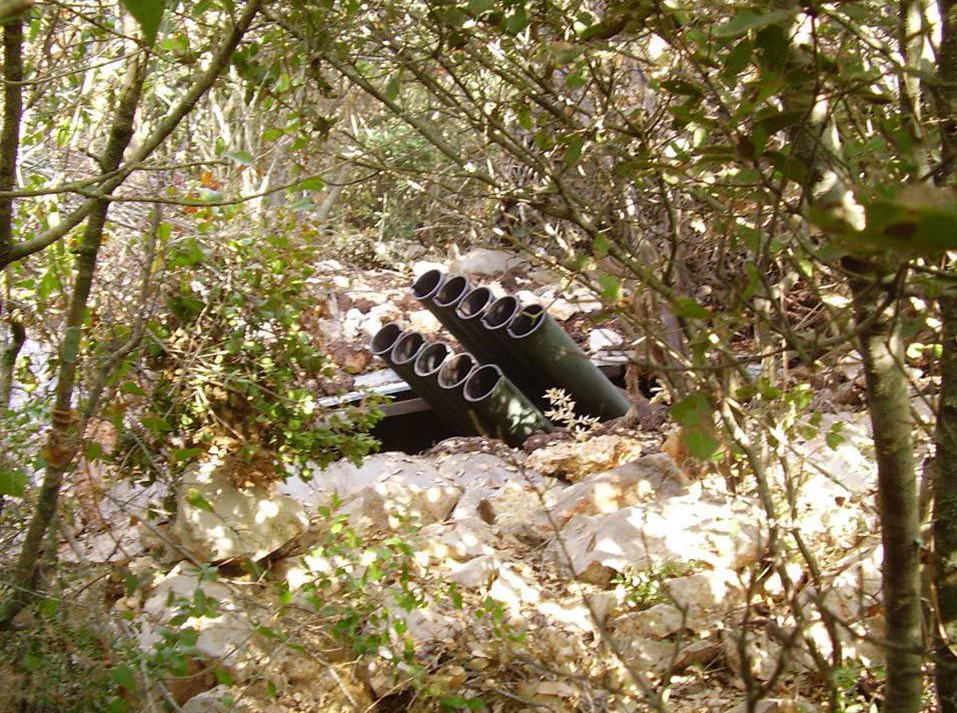 August 26, 2006
IDF forces operating in the Western Sector of southern Lebanon found a stockpile of weaponry, including anti-tank missiles and launchers. 

Pictured: A rocket launcher hidden underground