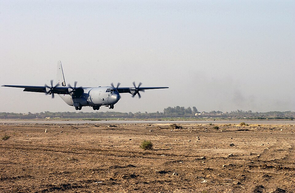 The original finding aid described this photograph as: Subject Operation/Series: IRAQI FREEDOM Base: Baghdad International Airport Country: Iraq (IRQ) Scene Camera Operator: MSGT Robert R. Hargreaves, USAF Release Status: Released to Public