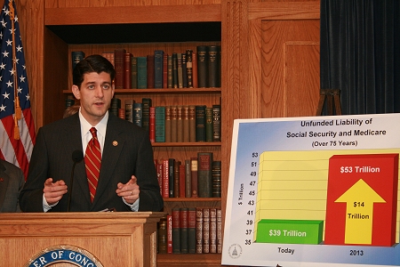 Congressman Paul Ryan discusses the record tax increases, reckless spending, and absence of entitlem