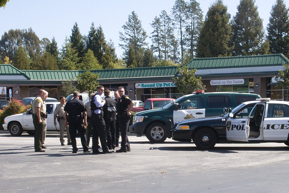 While driving Northbound on Highway 17 this morning, I noticed Highway Patrol, Scotts Valley PD, and Sheriff's Office vehicles at the exits looking for someone. I turned on my scanner just as they had announced the suspect vehicle in sight on Highway 17 north, he exited Mount Hermon Rd. in Scotts Va