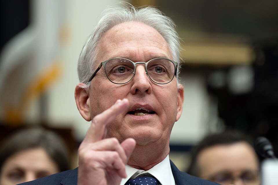 Dr. Craig Martell, DoD chief digital and artificial intelligence officer, testifies before a House Armed Services Subcommittee in Washington, D.C. March 22, 2024. (DoD photo by EJ Hersom)