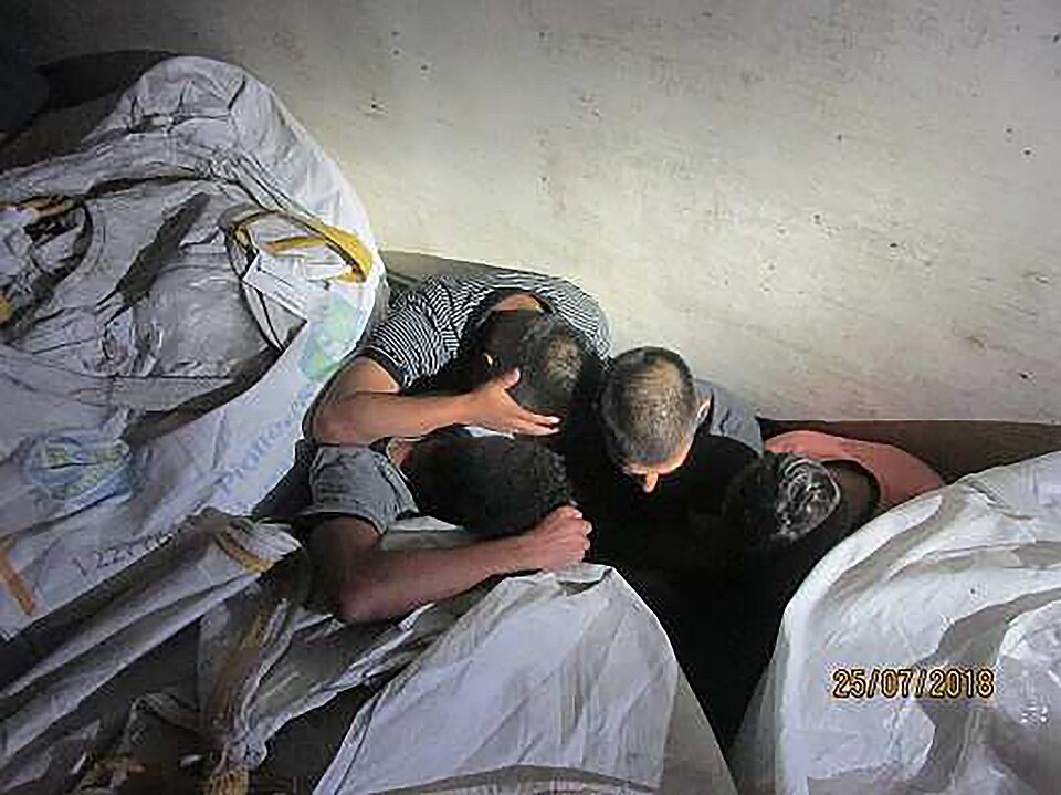 FALFURRIAS, Texas – U.S. Border Patrol agents assigned to the Falfurrias Checkpoint discover 25 illegal aliens concealed inside a trailer. Yesterday evening, Falfurrias agents referred a 55-year-old man driving a tractor trailer to the secondary inspection area after a Border Patrol K-9 alerted to t