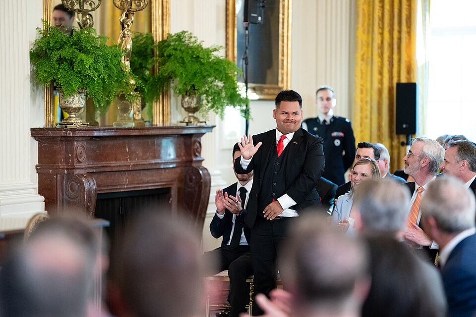 President Donald Trump delivers remarks at a “Fostering the Future” event in the East Room of the White House, Thursday, November 13, 2025. (Official White House Photo by Andrea Hanks)