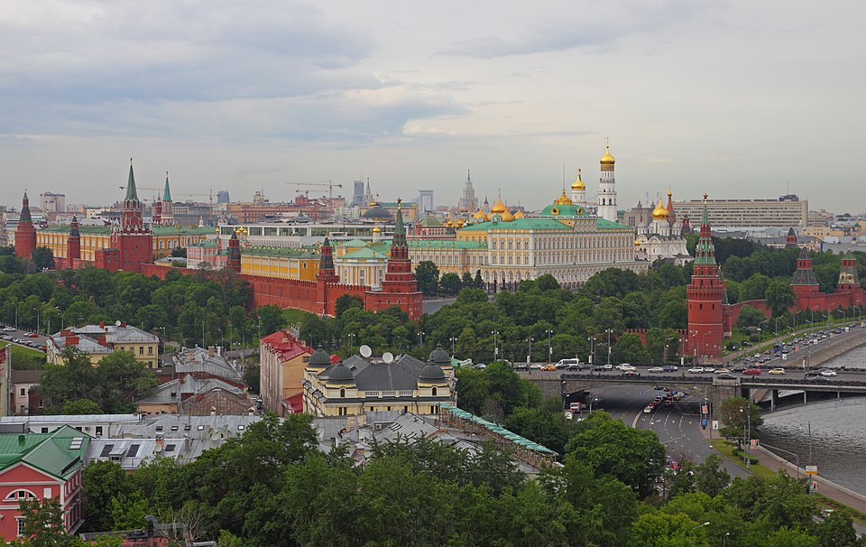 Moscow, Russia. General view of the Moscow Kremlin.