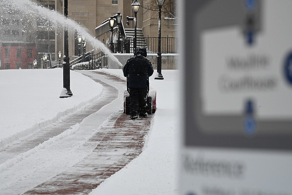 The D.C. National Guard assists the District's public safety mission in support of the D.C. Metropolitan Police Department following severe winter weather throughout the National Capital Region, Jan. 6, 2025. Soldiers and High Mobility Multipurpose Wheeled Vehicles (HMMWV) are staged across multiple