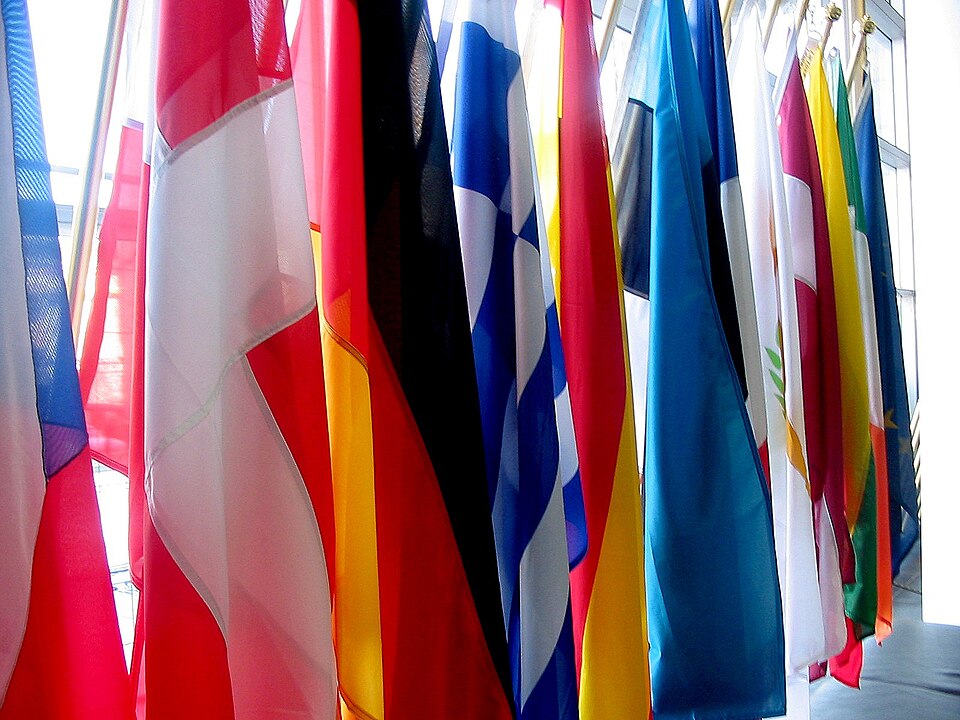 This is a photograph I took in the lobby of one of the many buildings at the European Commission in Brussels.