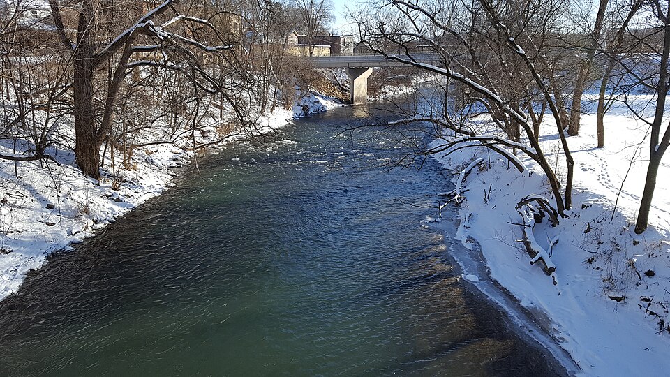 A view of Mississippi River near Red Wing, Minnesota