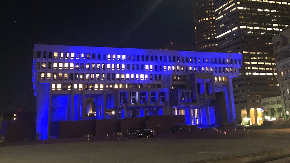 Tonight we light City Hall blue to show our gratitude for healthcare workers and hospital staff that are keeping our communities safe and healthy during these challenging times. You are all heroes.