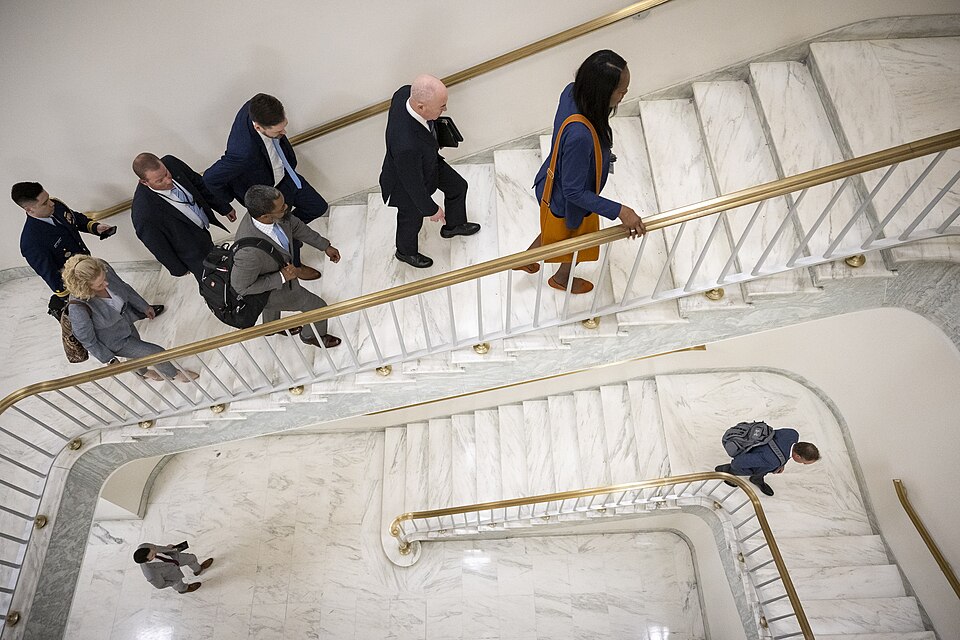WASHINGTON (April 10, 2024) Homeland Security Secretary, Alejandro Mayorkas, testifies on budge during the House Appropriations Committee Hearing at the Rayburn House Office Building in Washington, DC. (DHS photo by Tia Dufour)