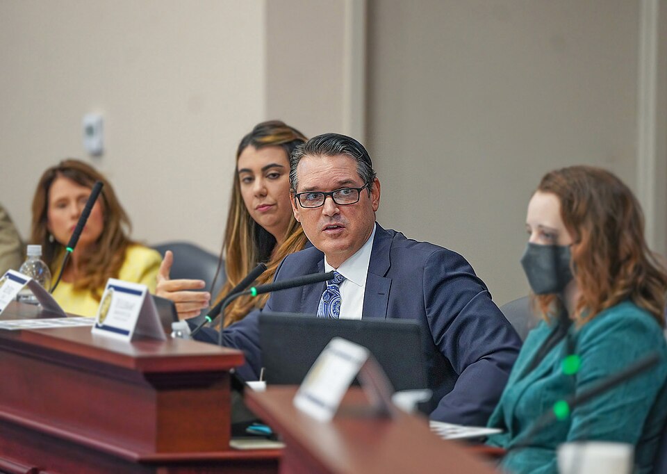 Representative Cord Byrd, R-Yulee, serves as chairman of the State Legislative Redistricting Subcommittee. September 23, 2021.