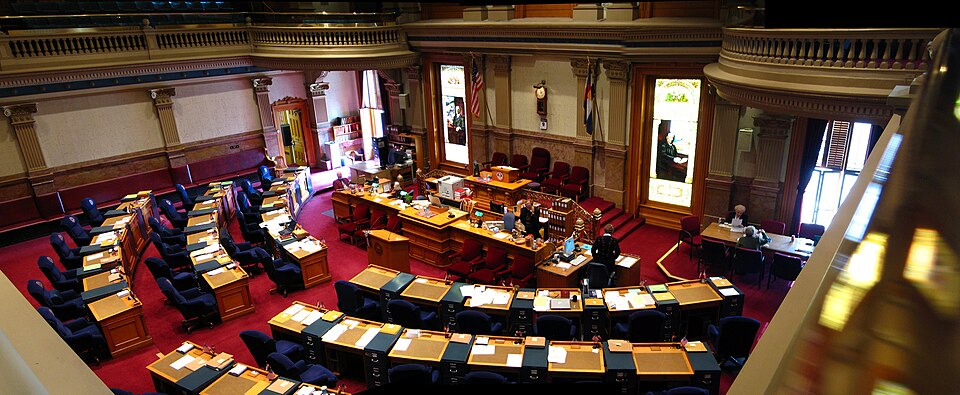 Senate Chamber, Colorado State Capitol Building, Denver, Colorado, USA