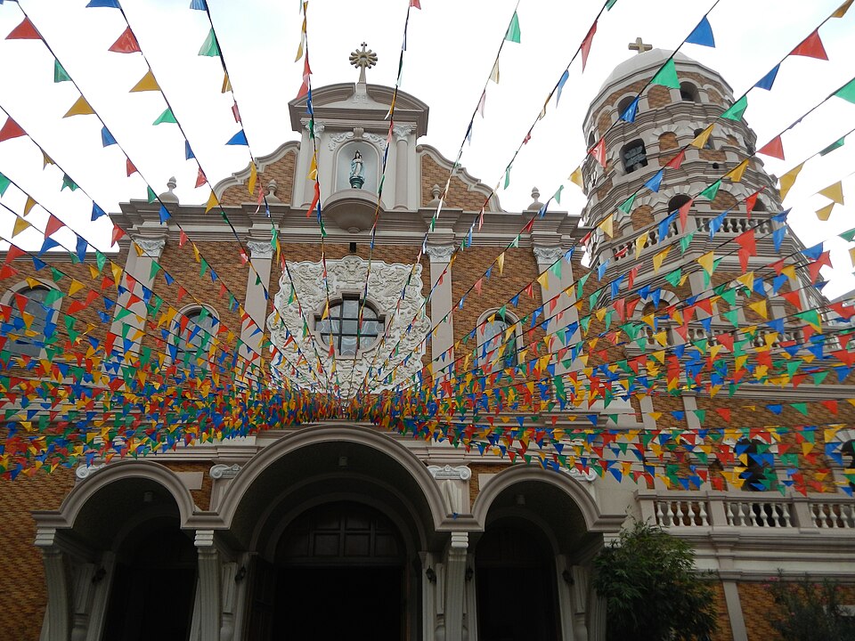 a) the 1608 Church of Santa Cruz - Sta. Cruz Parish Church Plaza Sta. Cruz St., Our Lady of Pillar Parish  Sta Cruz Parish Sta. Cruz Vicariate of San Jose de Trozo 1912 Rizal Ave. Santa Cruz, Manila[1] (a neighborhood in the northern part of the City of Manila, Philippines, belongs to the 3rd congre