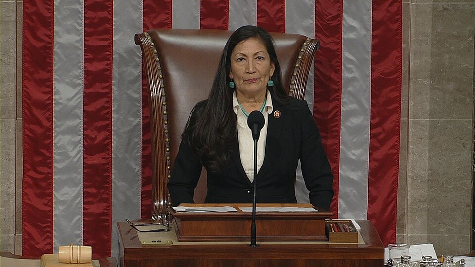Today Congresswoman Deb Haaland (NM-01) became the first Native American woman to sit in the Speaker’s chair during debate. Haaland presided over debate on H.R. 1, the For the People Act. The For the People Act is House Democrats’ transformative bill aimed at ending corruption in politics and ensuri