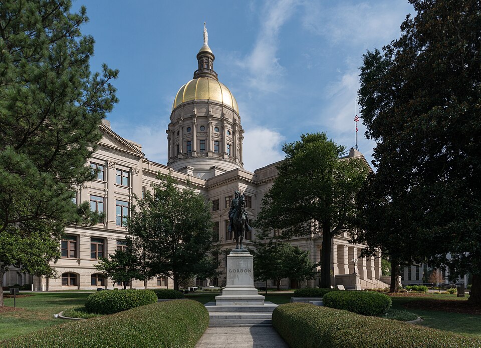 A north view of the Georgia State Capitol, Atlanta