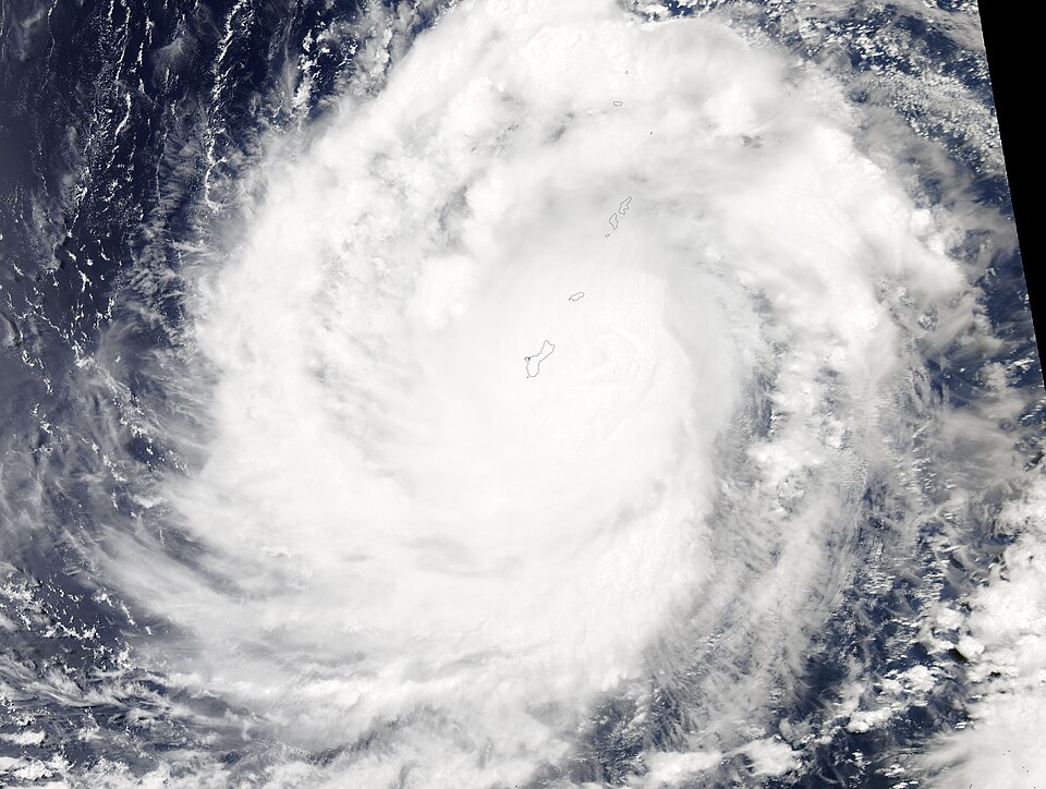 In late May 2023, a potent typhoon spun toward the Mariana Islands in the North Pacific Ocean, clipping the island of Guam with maximum sustained winds of about 138 mph (222 km/h), which is equivalent to a Category 4 on the Saffir-Simpson Hurricane Wind Scale. The storm, named Super Typhoon Mawar, w