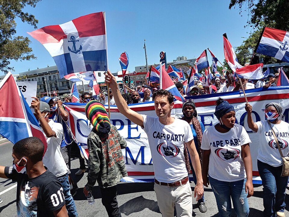 Cape Party Members at an independence rally