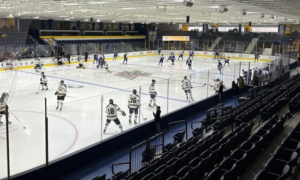 Jan 2024 Hockey East Merrimack vs Boston College Pre-Game Warmups