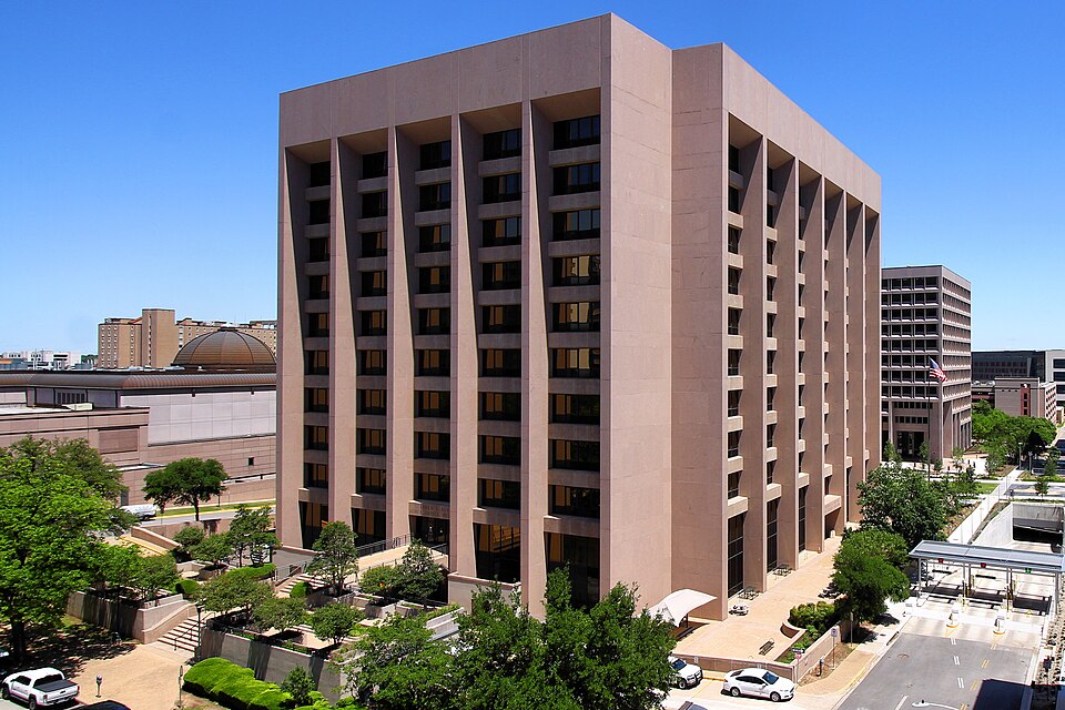 The Stephen F. Austin State Office Building in Austin, Texas, United States houses the Texas Department of Agriculture among other state agencies.