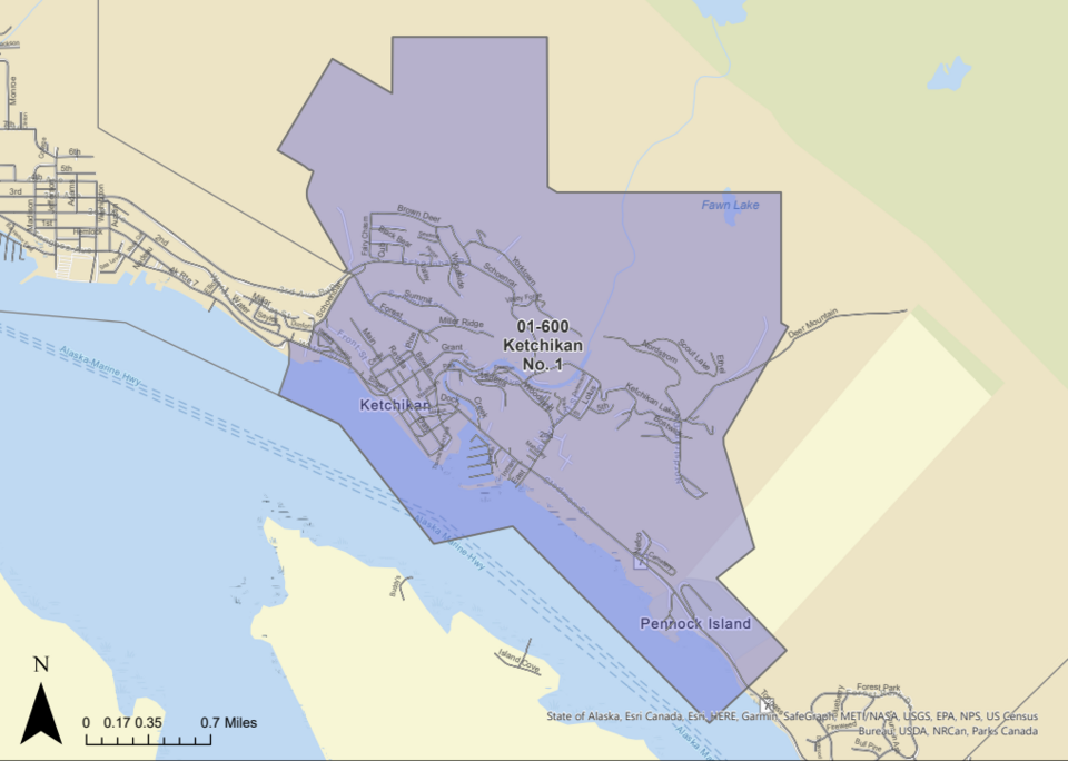 Oregon's 1st House district after redistricting after the 2020 Census