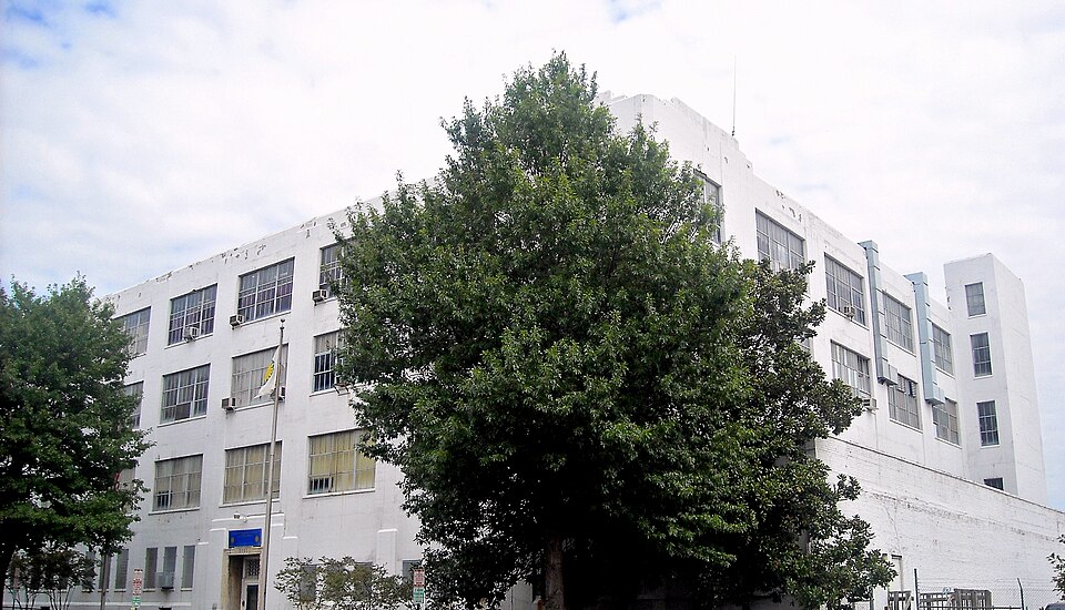 The former Chesapeke &amp; Potomac Telephone Company Warehouse and Repair Facility located at 1111 North Capitol Street, NE in the NoMa neighborhood of Washington, D.C. The industrial Art Deco building was constructed in 1927 and until recently, served as a storage facility and workshop for the Smit
