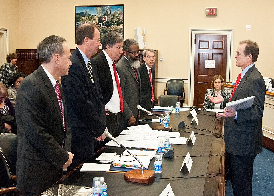 Congressman Jack Kingston, Georgia, Chairman of the House Agriculture Appropriations Committee welcomes Alan Christian, Acting Administrator, Grain Inspection Packers and Stockyards Administration, Robert Keeney, Acting Administrator, Agricultural Marketing Service, Ed Avalos, Under Secretary, Marke