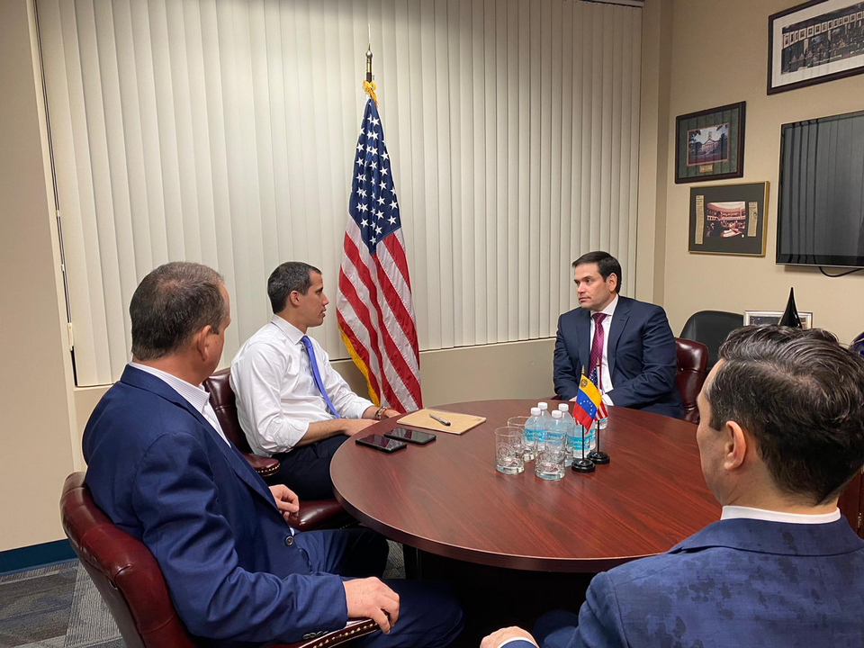The office of U.S. Senator Marco Rubio (R-FL) issued the following statement after a private meeting between Venezuelan Interim President Juan Guaidó, Senator Rubio, Congressman Mario Díaz-Balart (R-FL), and Venezuelan Ambassador to the U.S. Carlos Vecchio in the city of Miami