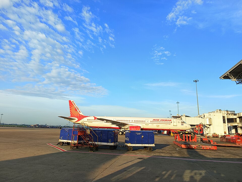 Airplane at airport Chennai