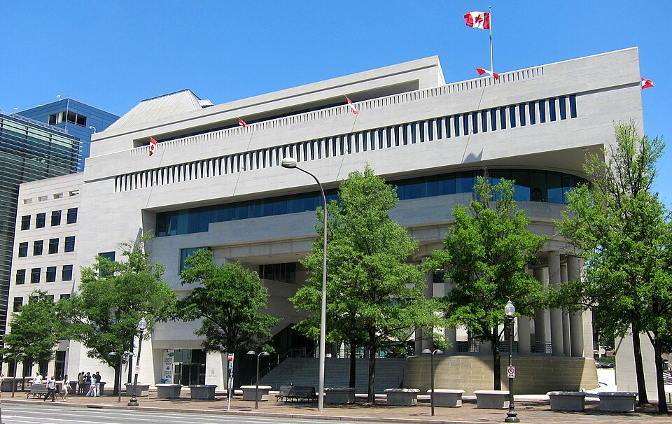 The Embassy of Canada located at 501 Pennsylvania Avenue, N.W., in the Penn Quarter neighborhood of Washington, D.C.