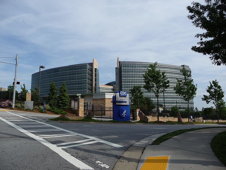 Entrance to the headquarters of the Centers for Disease Control and Prevention