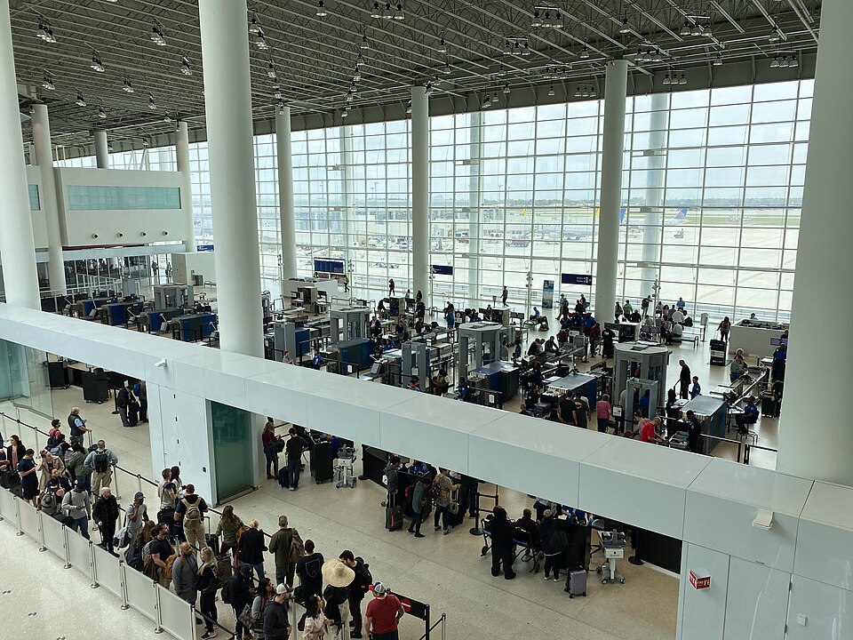 TSA Security Checkpoint at New Orleans Airport