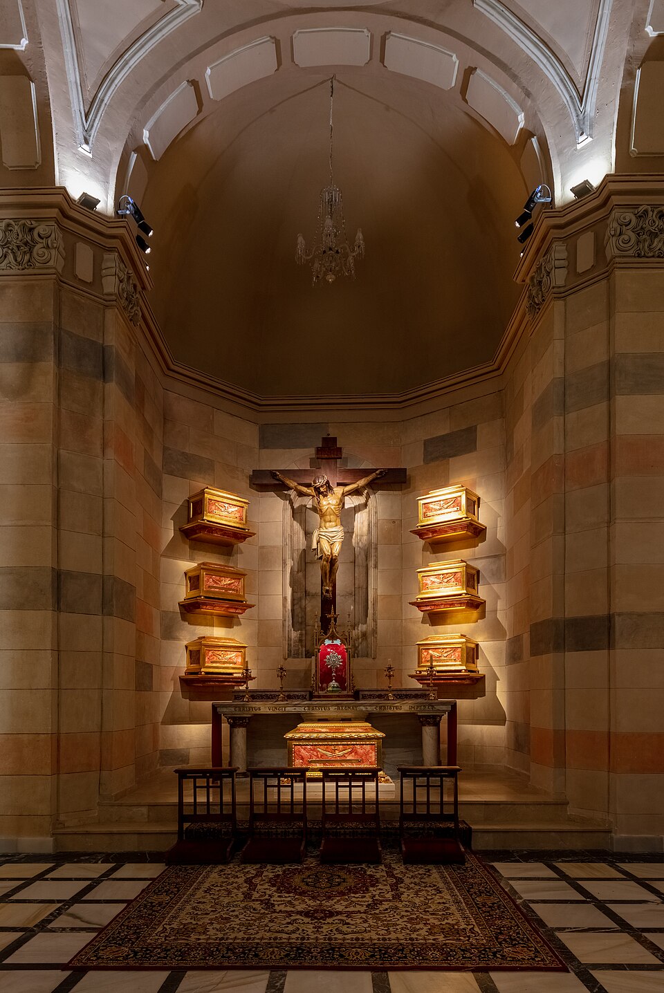 Church of Our Lady of Grace, Cartagena, Spain. The barroque church is located in the center of the city and was built between 1713 and 1798.