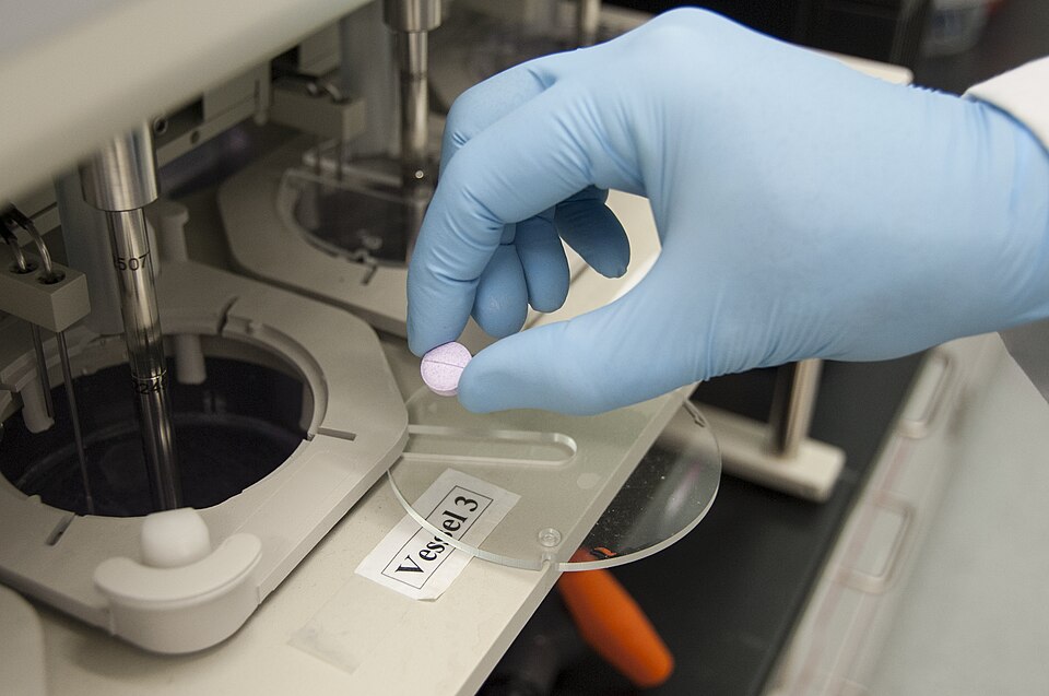 An FDA scientist tests how long it takes this tablet to dissolve. When evidence arises that an FDA-approved generic drug is less effective than previously thought, FDA’s Division of Product Quality Research may recreate the drug from scratch and test it with improved methods.
For more information ab
