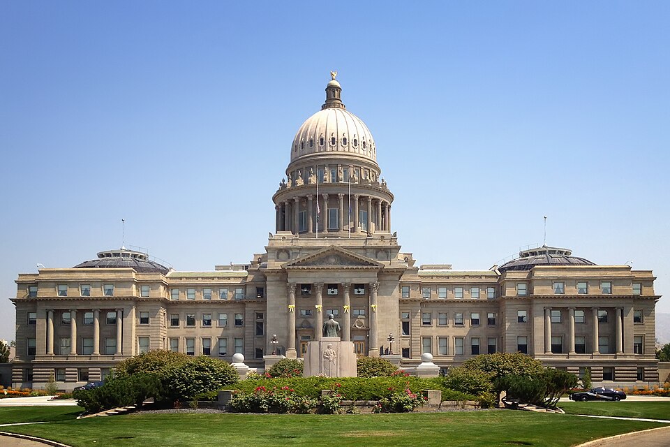 A photo of the State Capitol taken during a trip to Boise, Idaho.