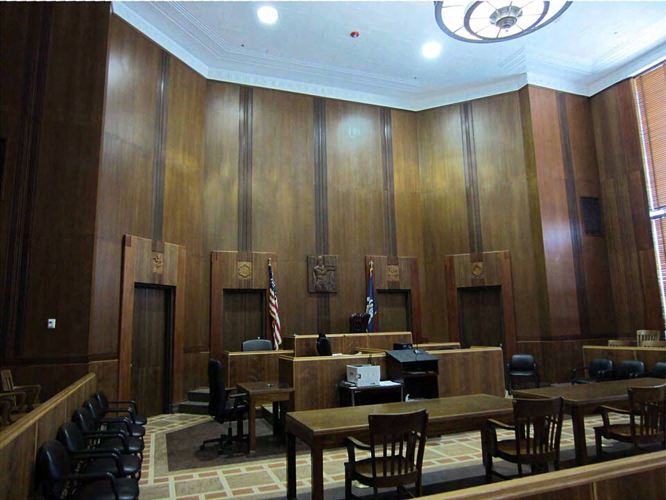 1939 St. Bernard Parish Courthouse in Chalmette, Louisiana. 





This is an image of a place or building that is listed on the National Register of Historic Places in the United States of America. Its reference number is 100003376 (Wikidata).