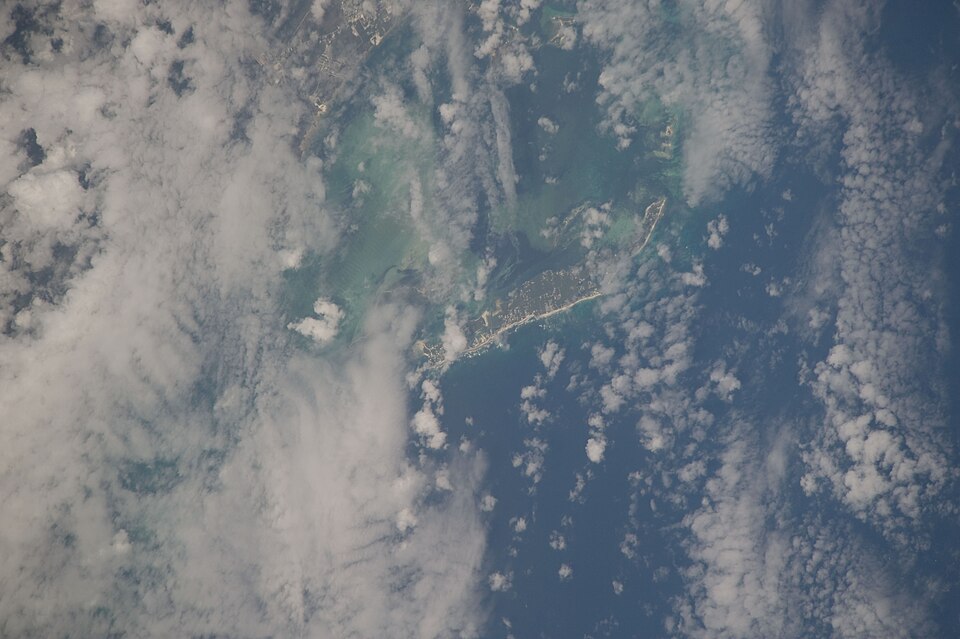 View of The Bahamas taken during ISS Expedition 20.