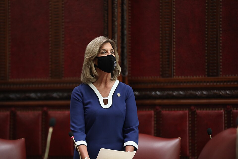 speaks on a resolution to proclaim April 4-10, 2021, as Library Week in the State of New York during