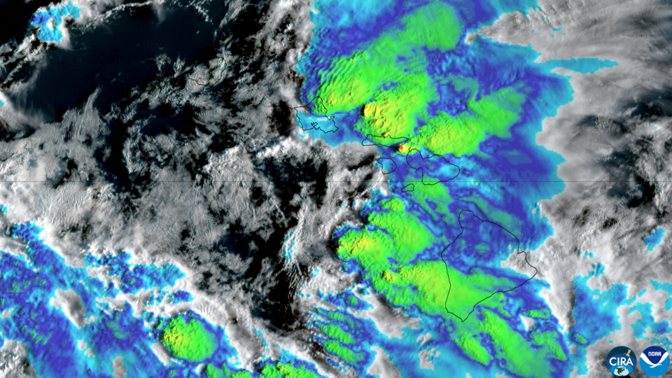 Severe thunderstorms and heavy flooding rains pound Hawai’i due to a powerful Kona Low storm.