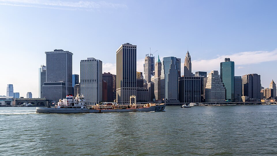 Manhattan skyline, New York City, New York, USA