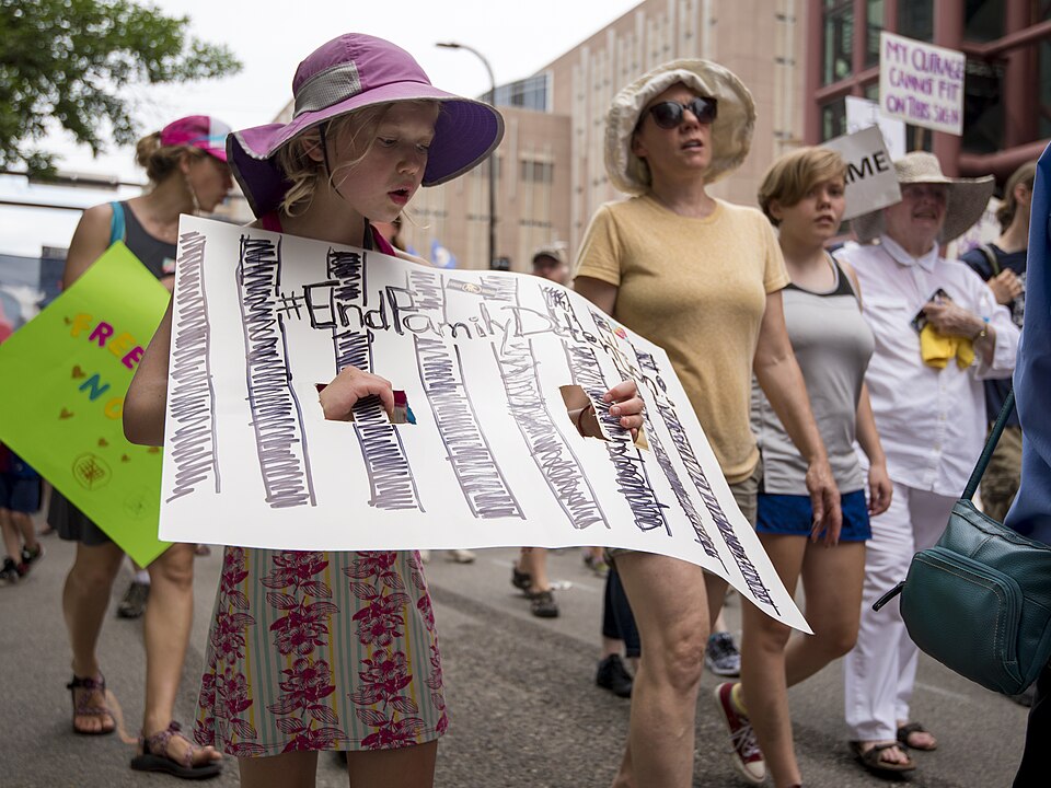 Minneapolis, Minnesota
June 30, 2018
About 10,000 people gathered downtown and marched through the streets to protest against immigrant children being taken from their families. The protesters called for ICE (U.S. Immigration and Customs Enforcement) to be abolished. On April 6, Attorney General Jef