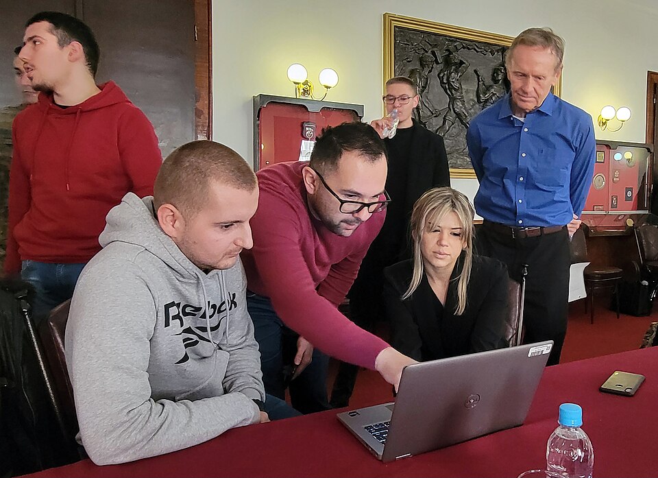 Disaster response experts from the United States and Bosnia and Herzegovina discuss disaster preparedness during a 3-day workshop in Sarajevo, Bosnia and Herzegovina, Jan. 30 – Feb. 2. The U.S. team, comprised of five members of the U.S. Army Corps of Engineers, two members of the Maryland Departmen