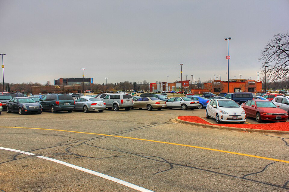 Free Photos of scenes and places around the city of Madison, Wisconsin.
Another shot of the parking lot