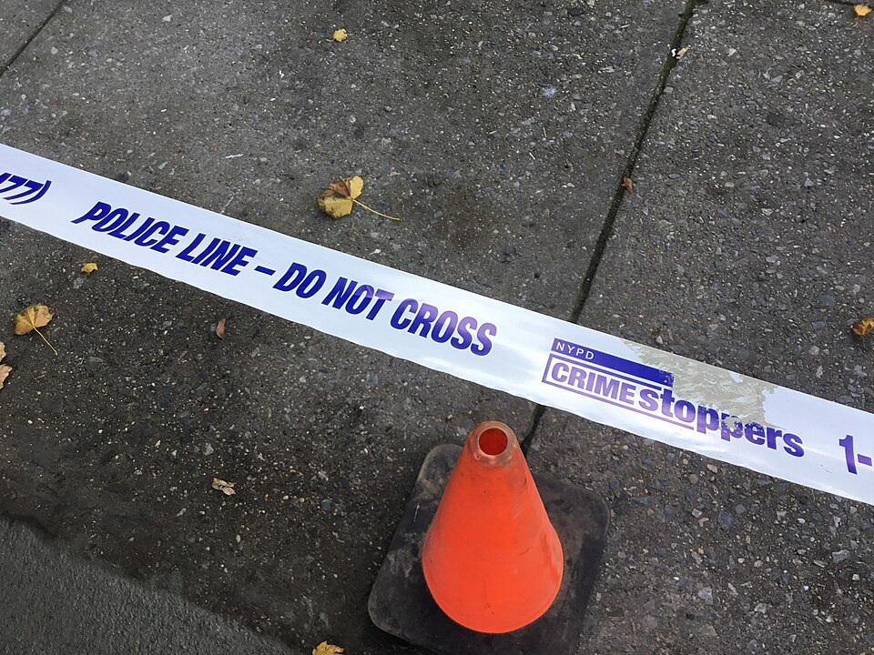 NYPD Crime Scene Tape in Brooklyn